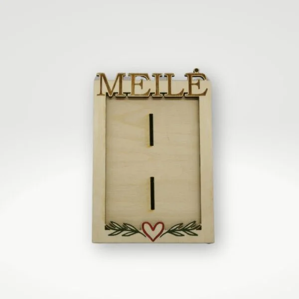 Medinis nuotraukų rėmelis Meilė